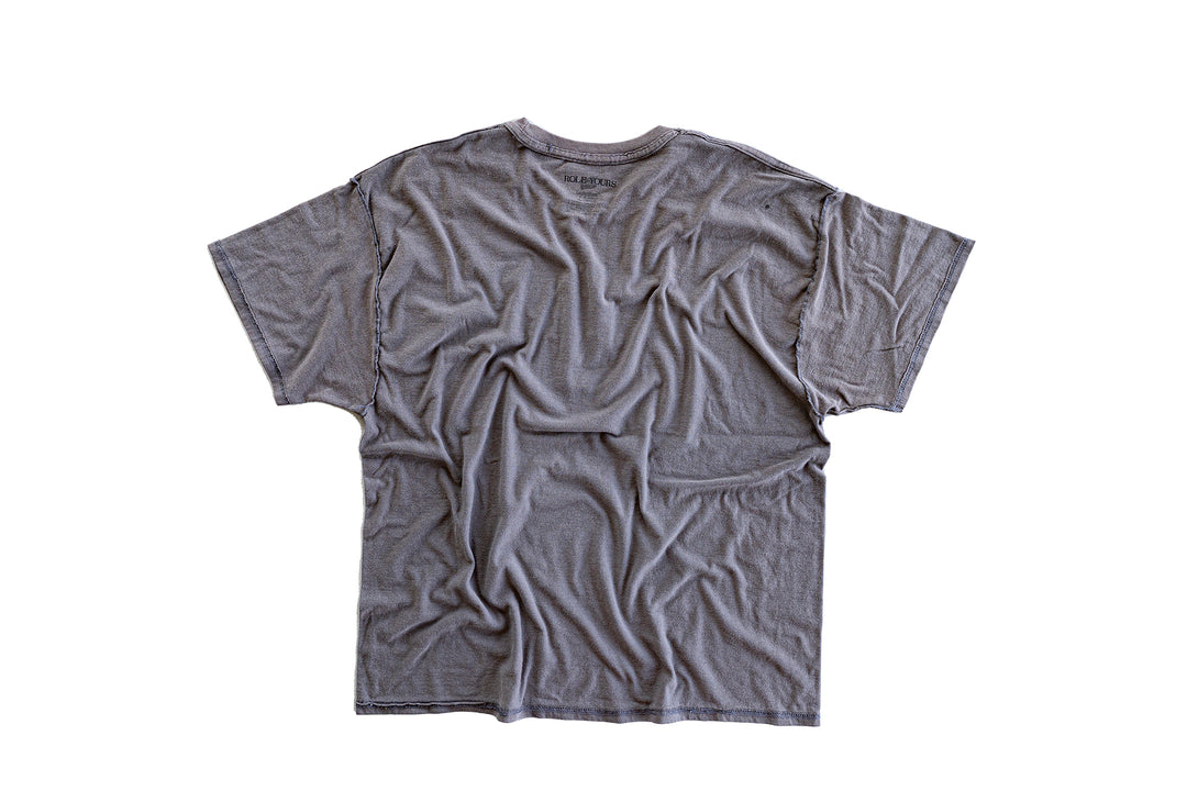 【ROLE YOURS】半袖Tシャツ / グレー / メンズXLサイズ相当