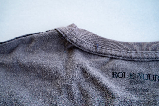 【ROLE YOURS】半袖Tシャツ / グレー / メンズXLサイズ相当