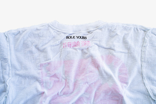 【ROLE YOURS】半袖Tシャツ / ホワイト / レディースSサイズ相当