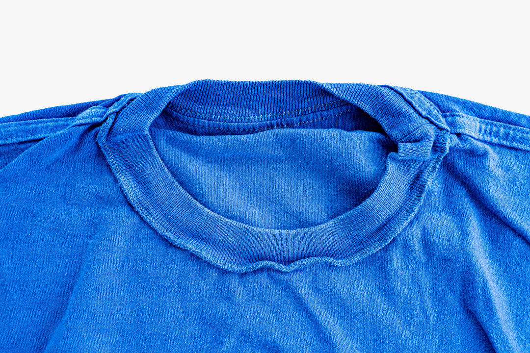 【ROLE YOURS】半袖Tシャツ / ブルー / メンズXLサイズ相当