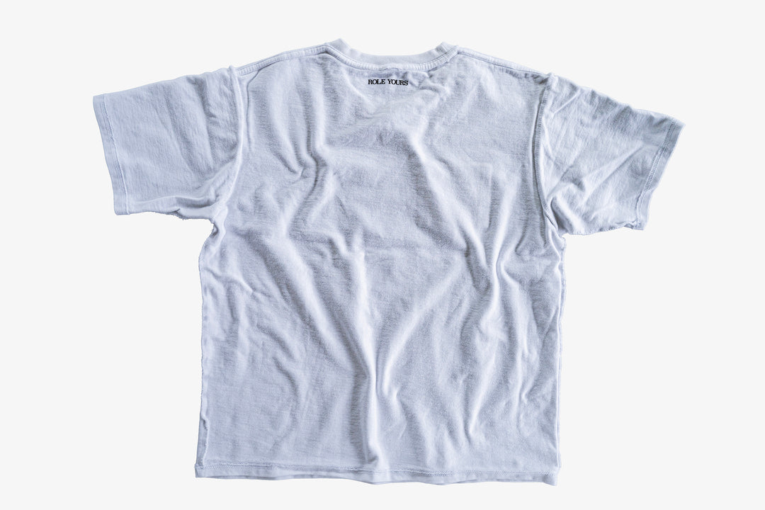 【ROLE YOURS】半袖Tシャツ / ホワイト / メンズMサイズ相当