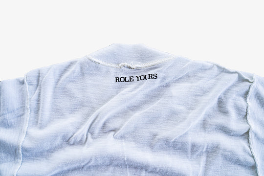 【ROLE YOURS】半袖Tシャツ / ホワイト / レディースXSサイズ相当