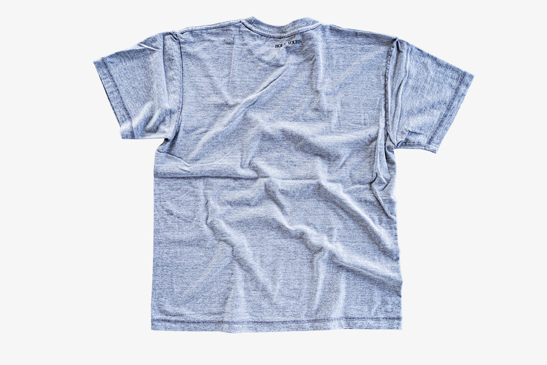 【ROLE YOURS】半袖Tシャツ / グレー / メンズMサイズ相当