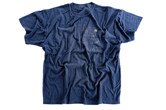 【ROLE YOURS】半袖Tシャツ / ネイビー / メンズXLサイズ相当
