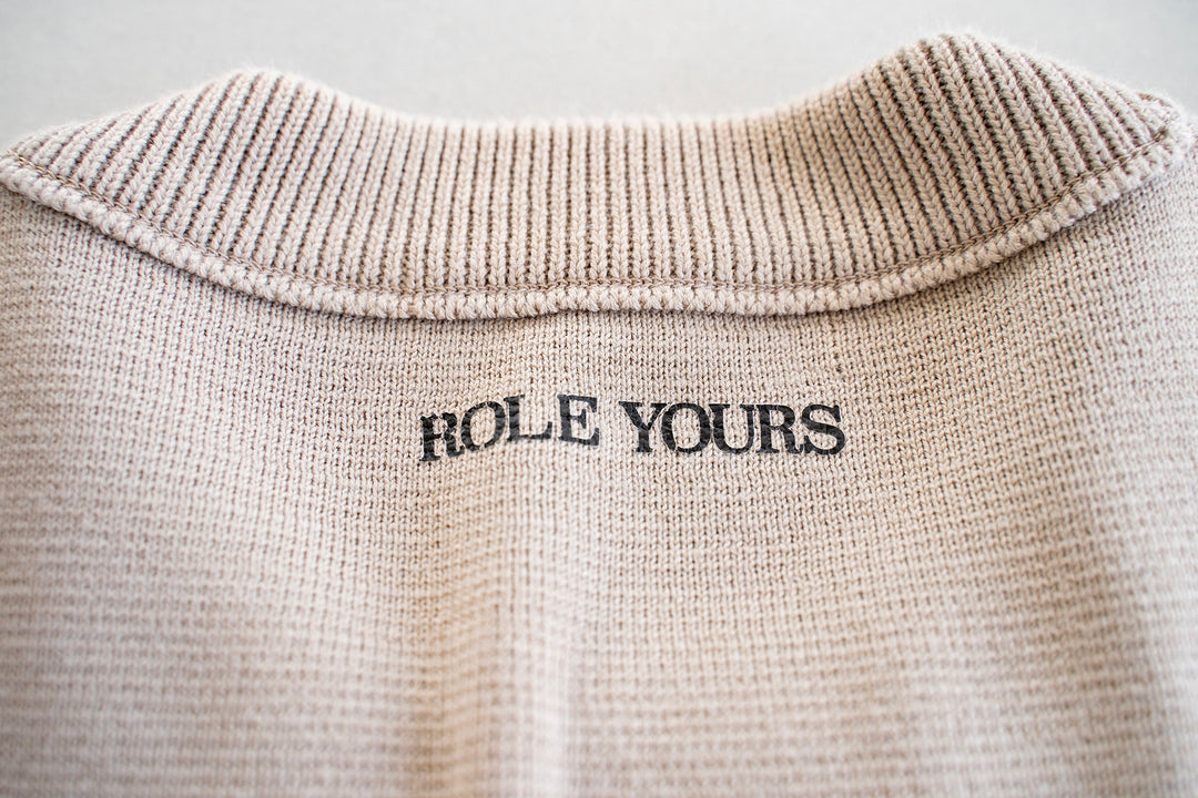 【ROLE YOURS】長袖ニット / ベージュ / メンズMサイズ相当