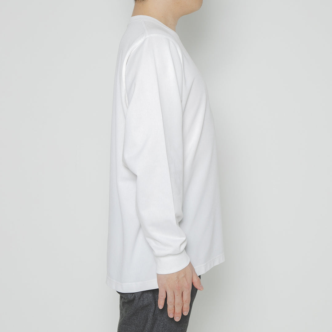 【毎日着てもキレイが続きます】「着たくないのに、毎日着てしまう」ロングスリーブTシャツ / ホワイト