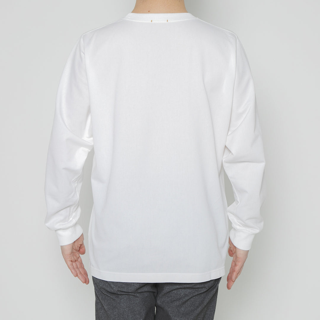 【毎日着てもキレイが続きます】「着たくないのに、毎日着てしまう」ロングスリーブTシャツ / ホワイト