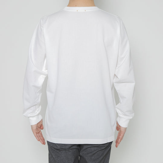 【毎日着てもキレイが続きます】「着たくないのに、毎日着てしまう」ロングスリーブTシャツ / ホワイト