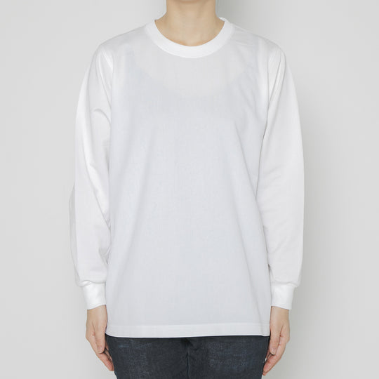 【毎日着てもキレイが続きます】「着たくないのに、毎日着てしまう」ロングスリーブTシャツ / ホワイト