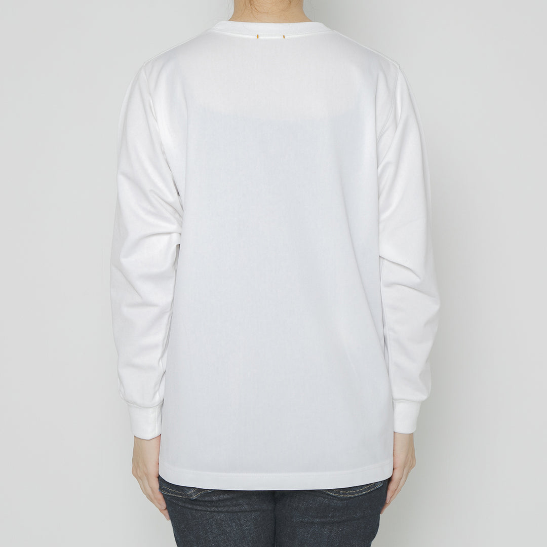 【毎日着てもキレイが続きます】「着たくないのに、毎日着てしまう」ロングスリーブTシャツ / ホワイト