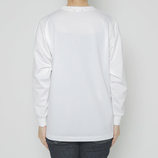 【毎日着てもキレイが続きます】「着たくないのに、毎日着てしまう」ロングスリーブTシャツ / ホワイト